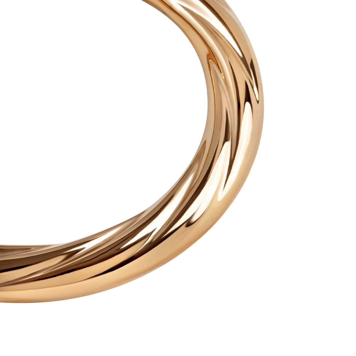 Bransoletka sztywna skręcana - stalowa - Moderno