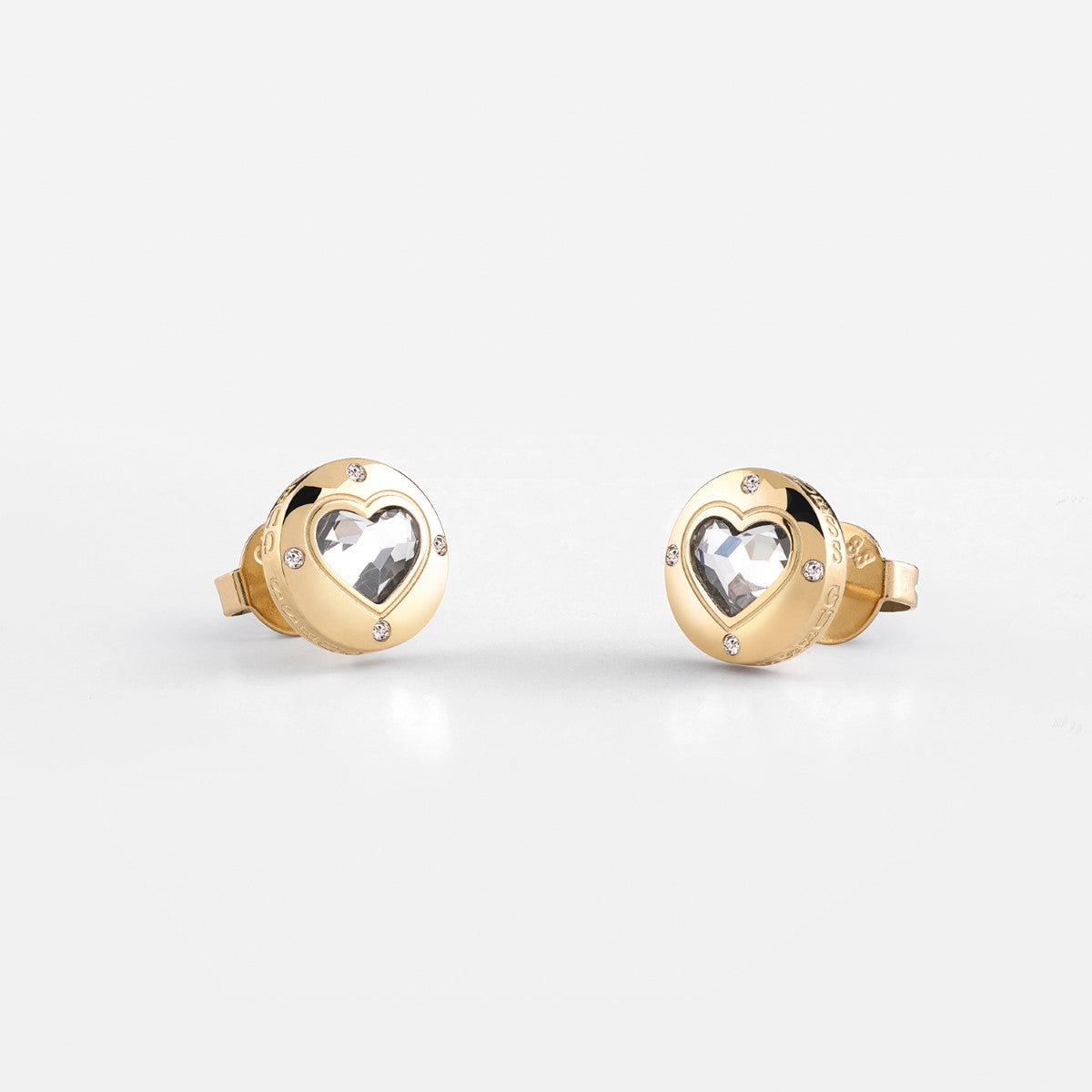 Kolczyki stalowe - serca - Guess Rolling Hearts - Verona
