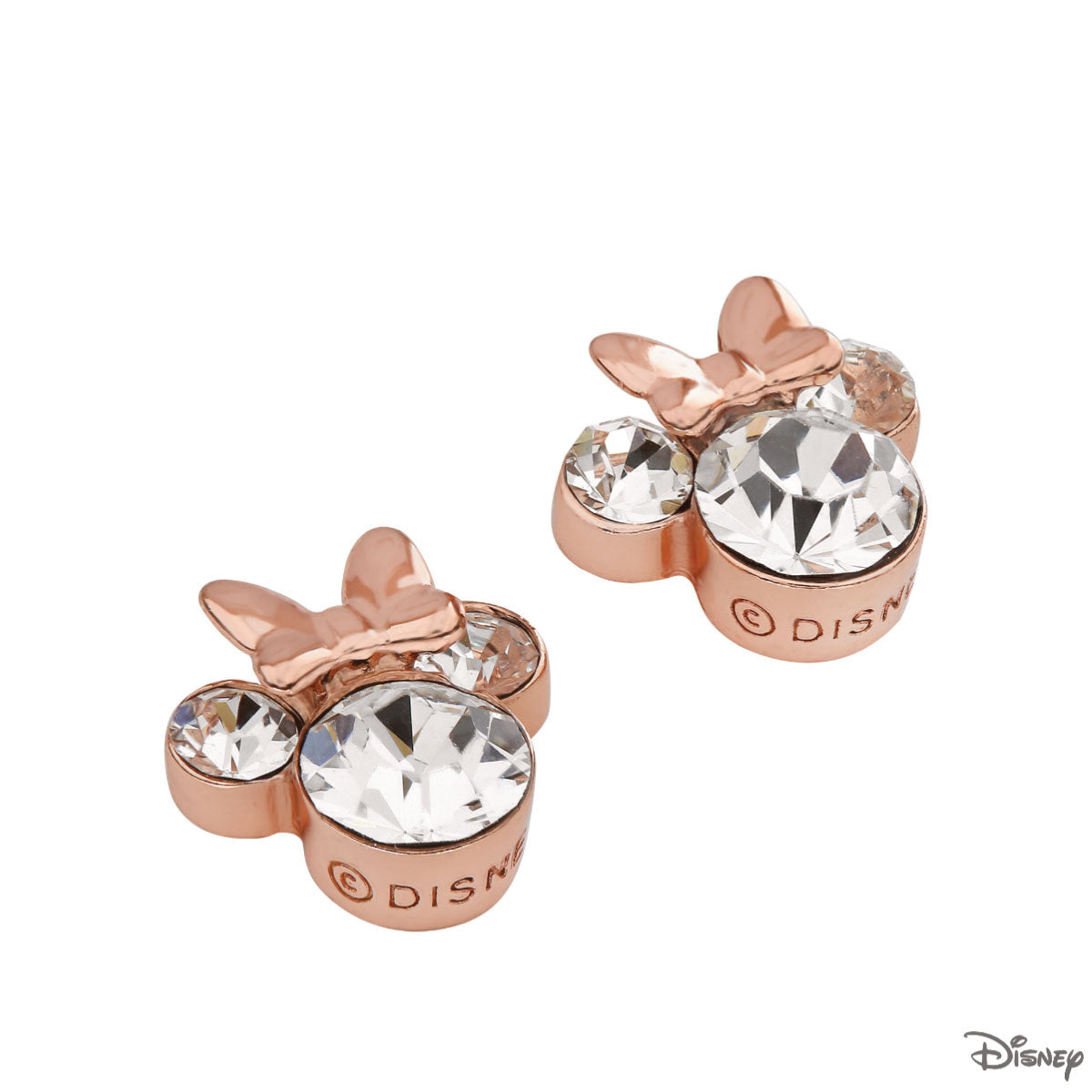 Kolczyki srebrne pozłacane - Myszka Minnie - Disney - Verona