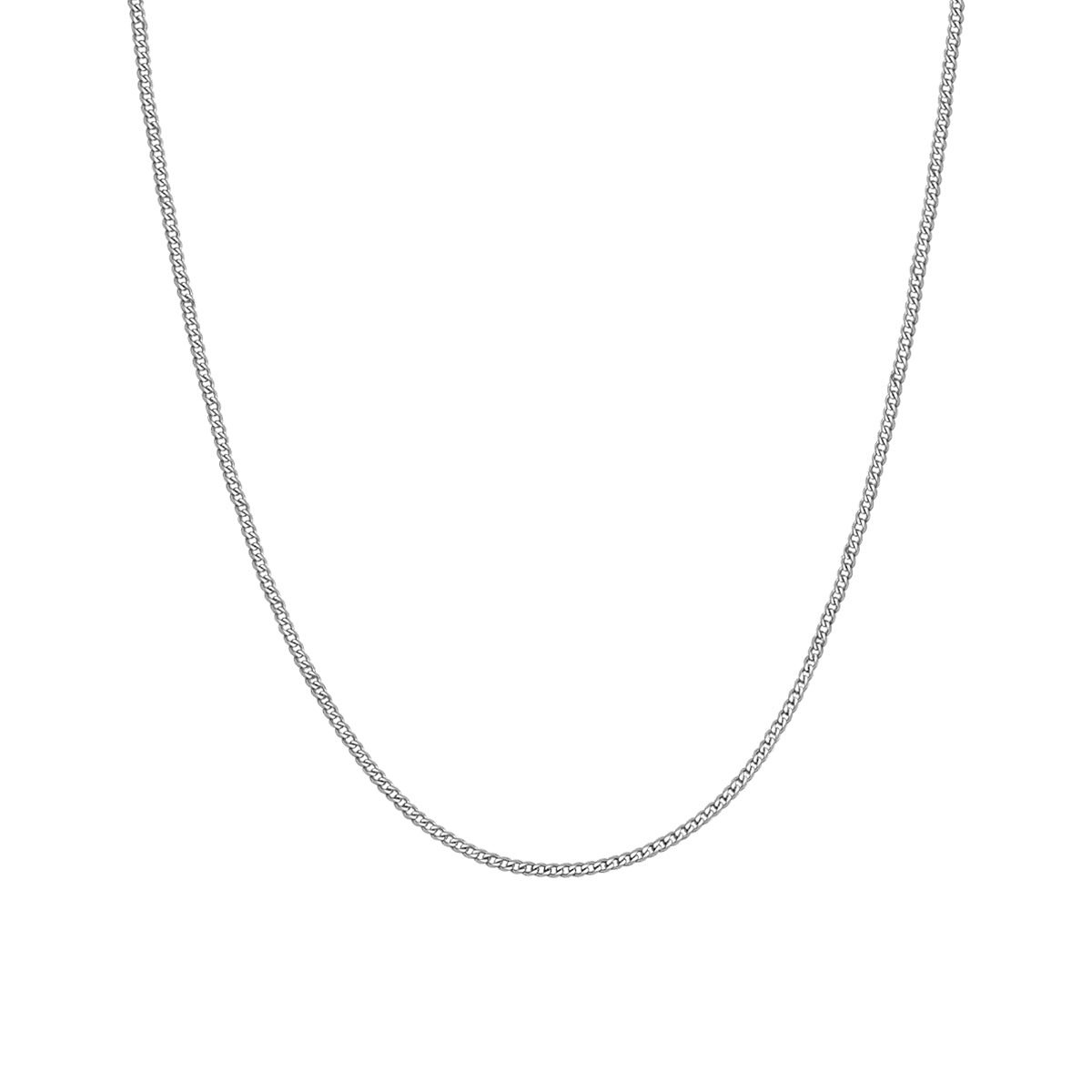 Łańcuszek srebrny - pancerka - 50 cm