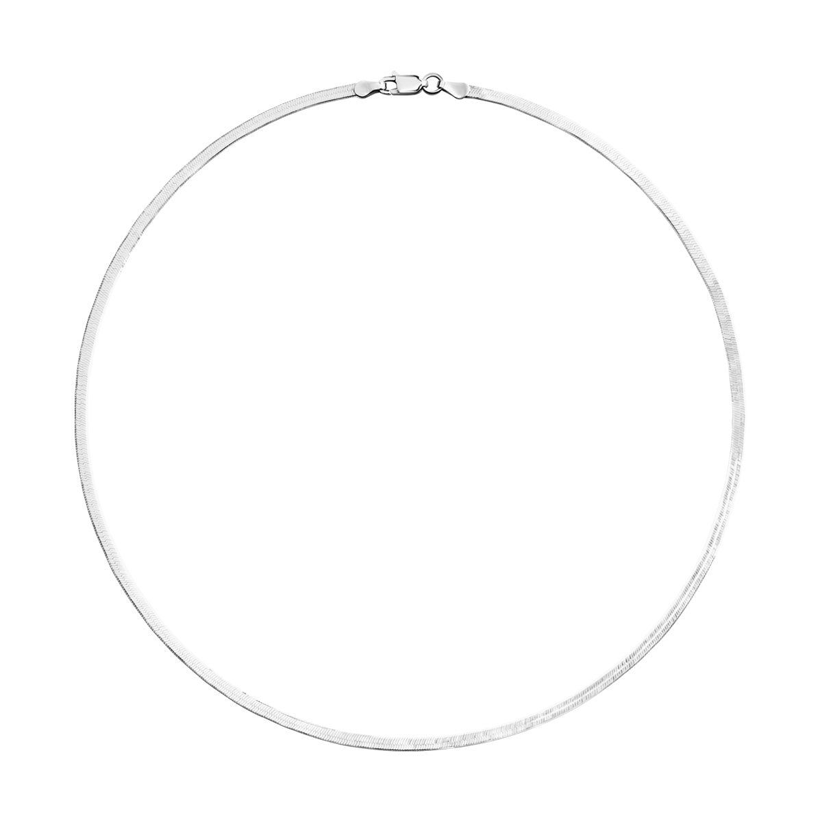 Łańcuszek srebrny - żmijka - 41 cm