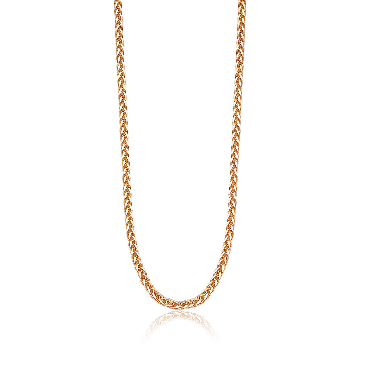 Łańcuszek złoty - 585 - spiga