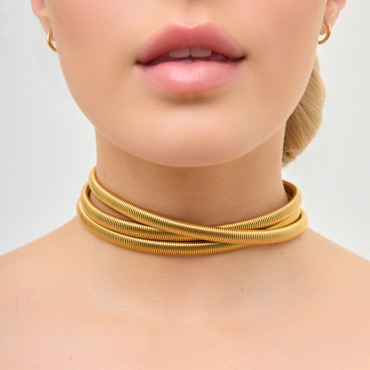 Naszyjnik stalowy - choker - Moderno - Verona