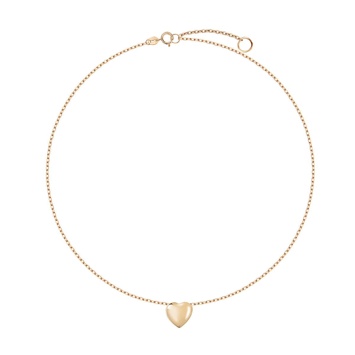 Naszyjnik złoty - serce - Verona