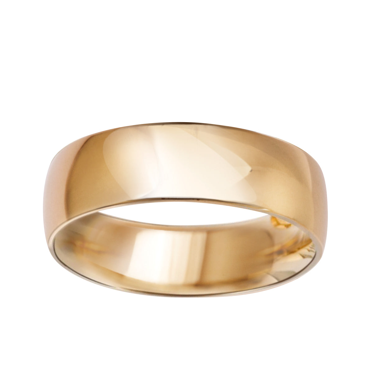 Obrączka ślubna z żółtego złota - 333 - 6 mm