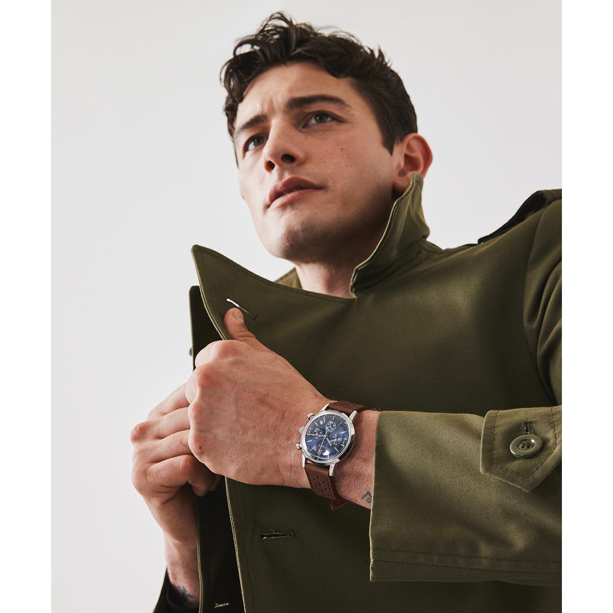 Zegarek na brązowym pasku - Timex Marlin - Verona
