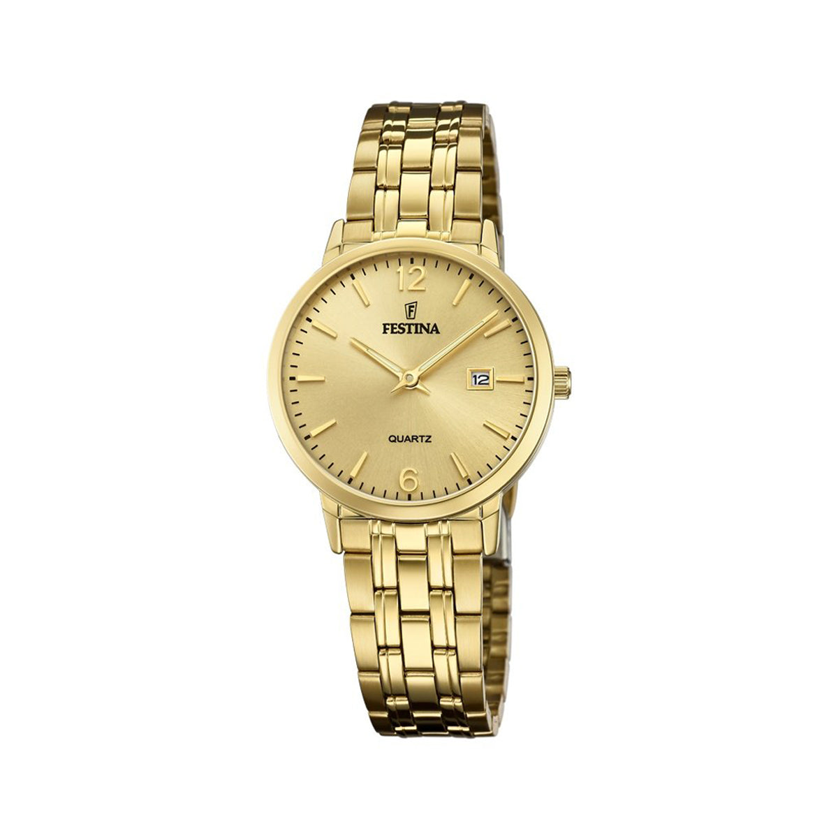 Zegarek na złotej bransolecie - Festina Classic Barcelet