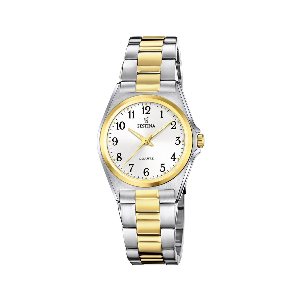 Zegarek na srebrno-złotej bransolecie - Festina Classic Bracelet