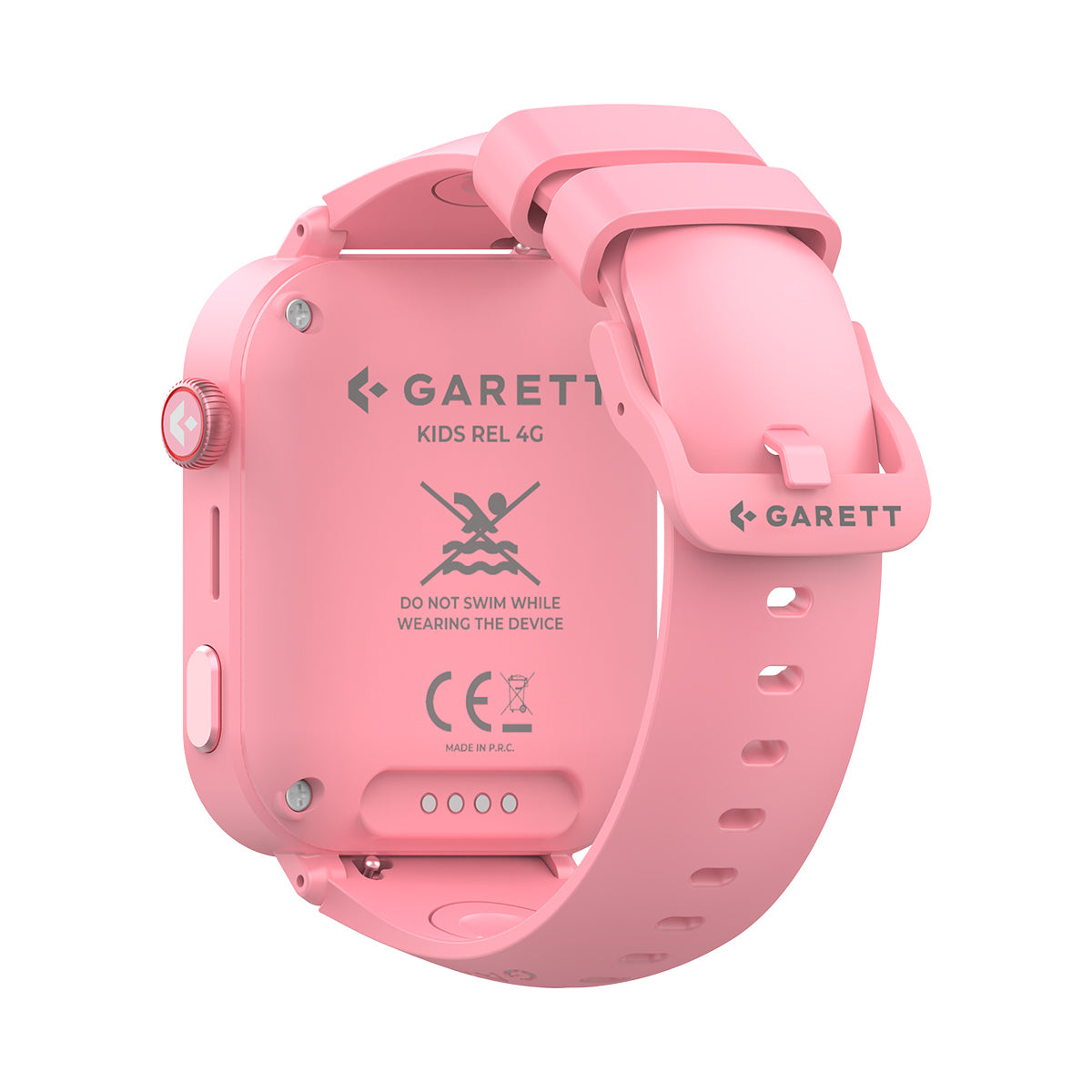 Smartwatch na różowym pasku - Garett Kids Rel 4G - Verona