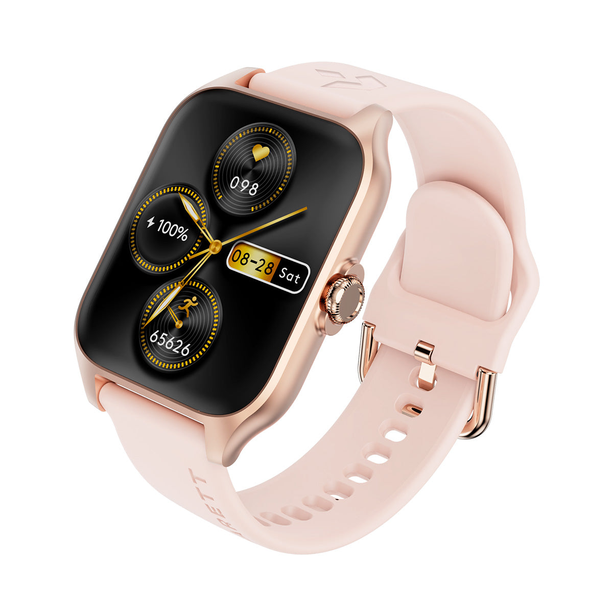 Smartwatch na różowym pasku - Garett GRC Activity 2 - Verona