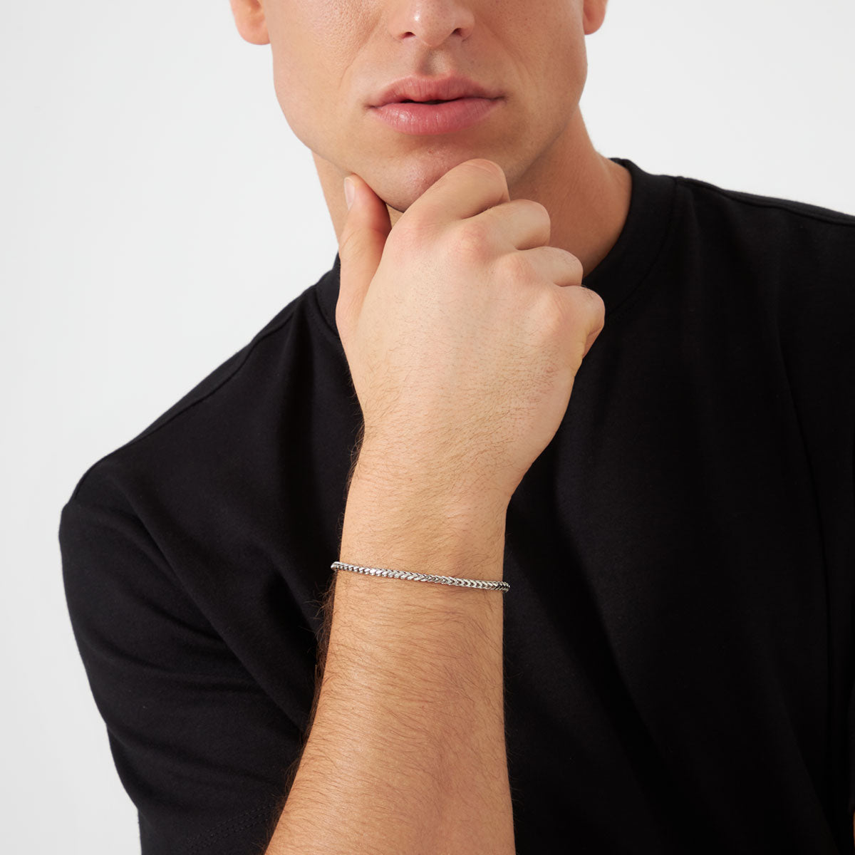 Bransoletka srebrna