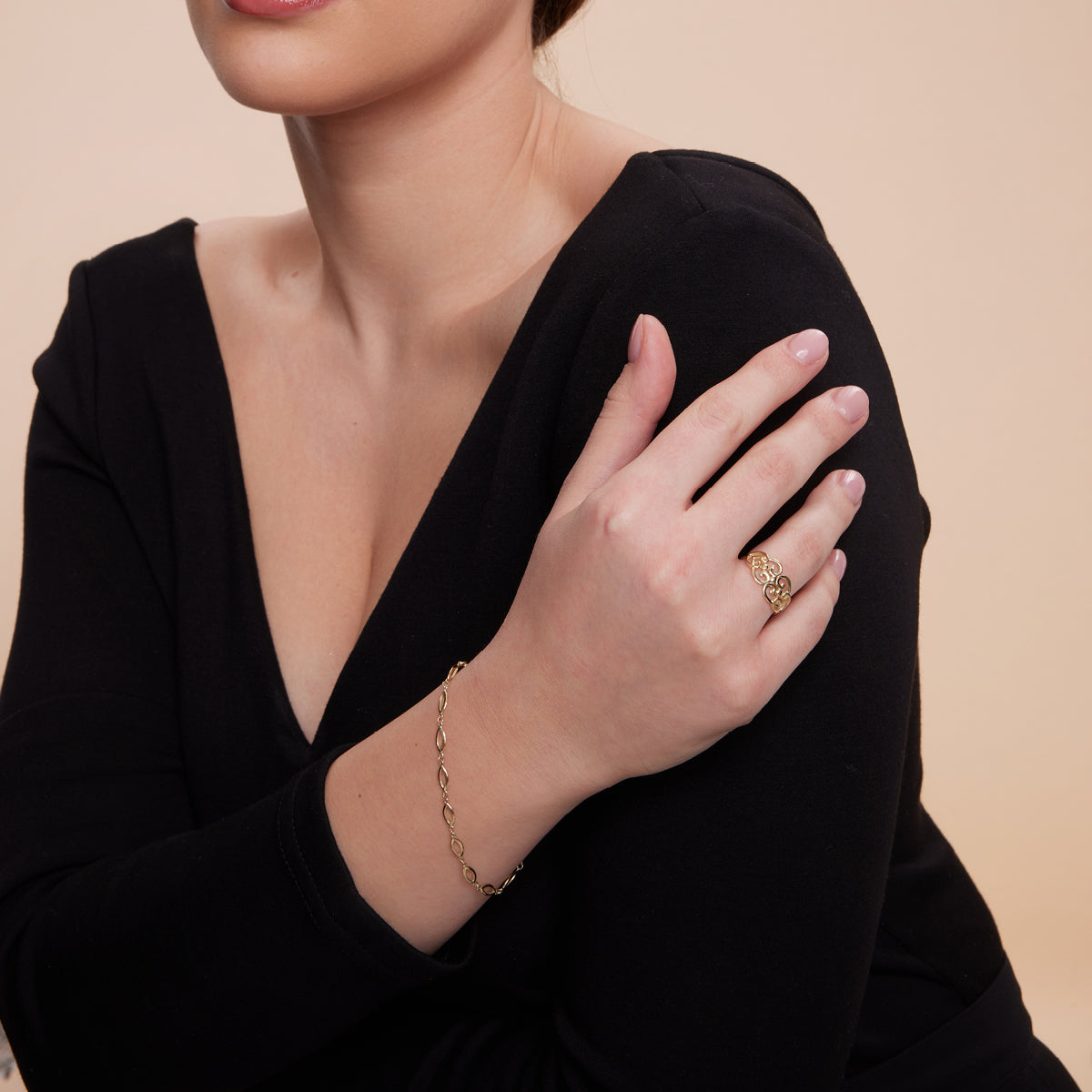 Bransoletka złota - Verona