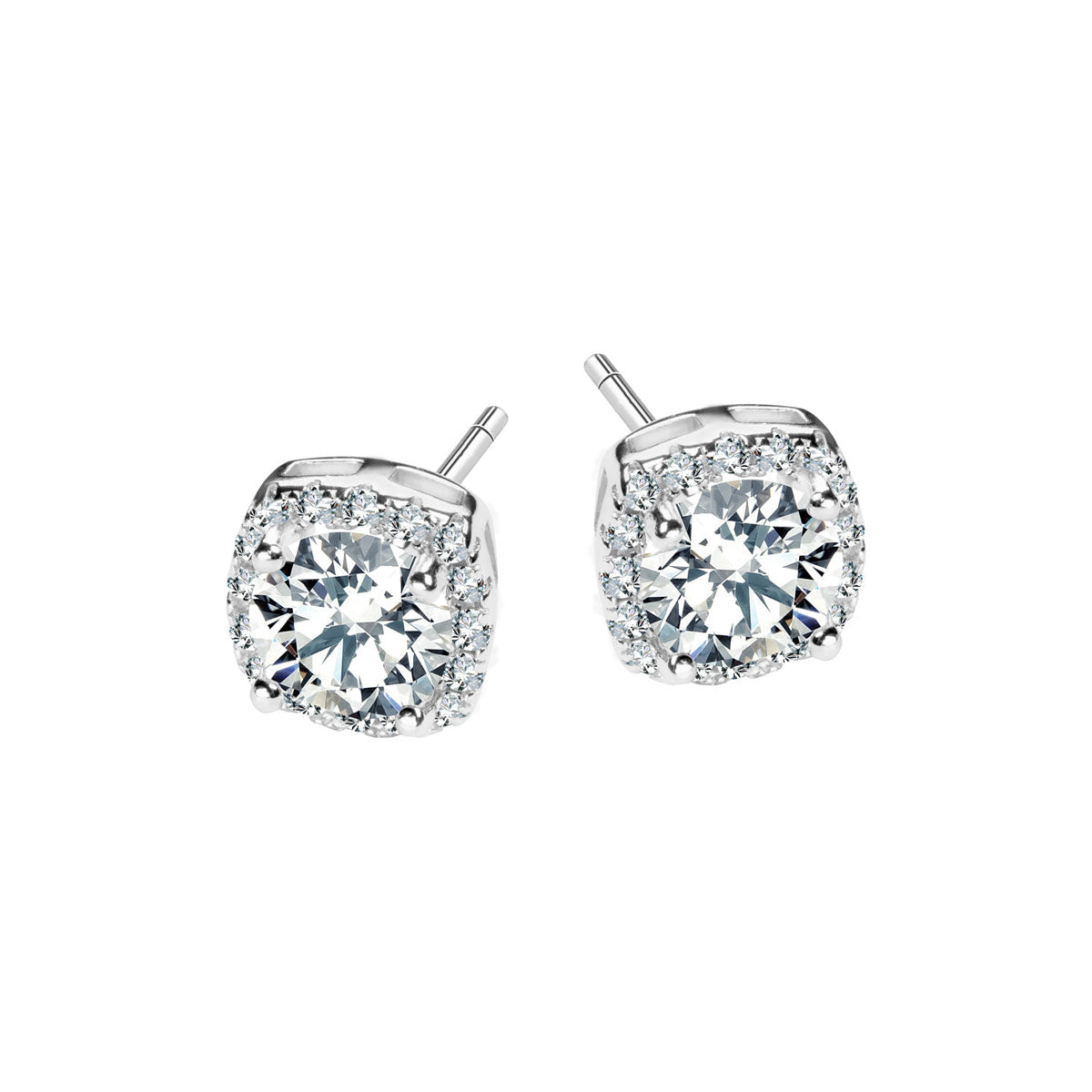 Kolczyki srebrne z cyrkoniami