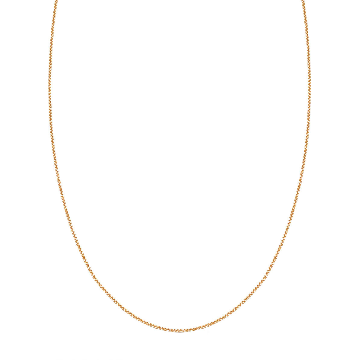 Łańcuszek złoty - spiga - 333 - 42 cm