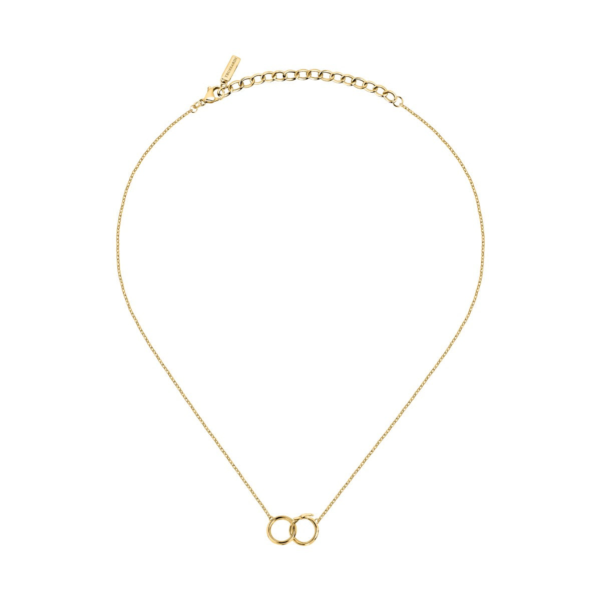 Naszyjnik stalowy - koła - Trussardi T-Heritage Pendant