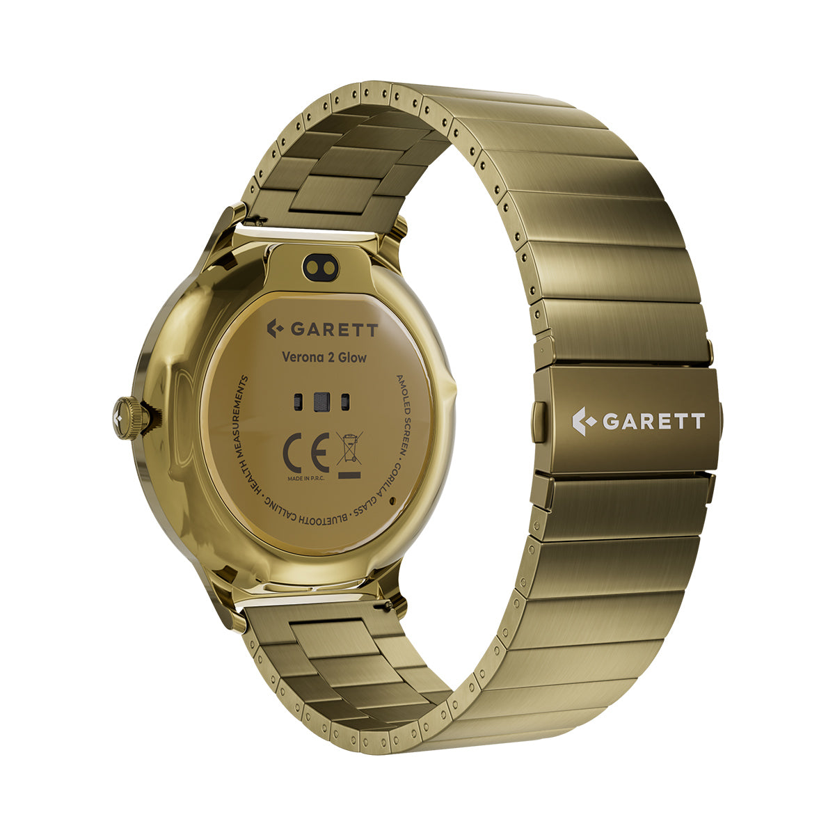Smartwatch na złotej bransolecie - Garett Verona 2 Glow - Verona