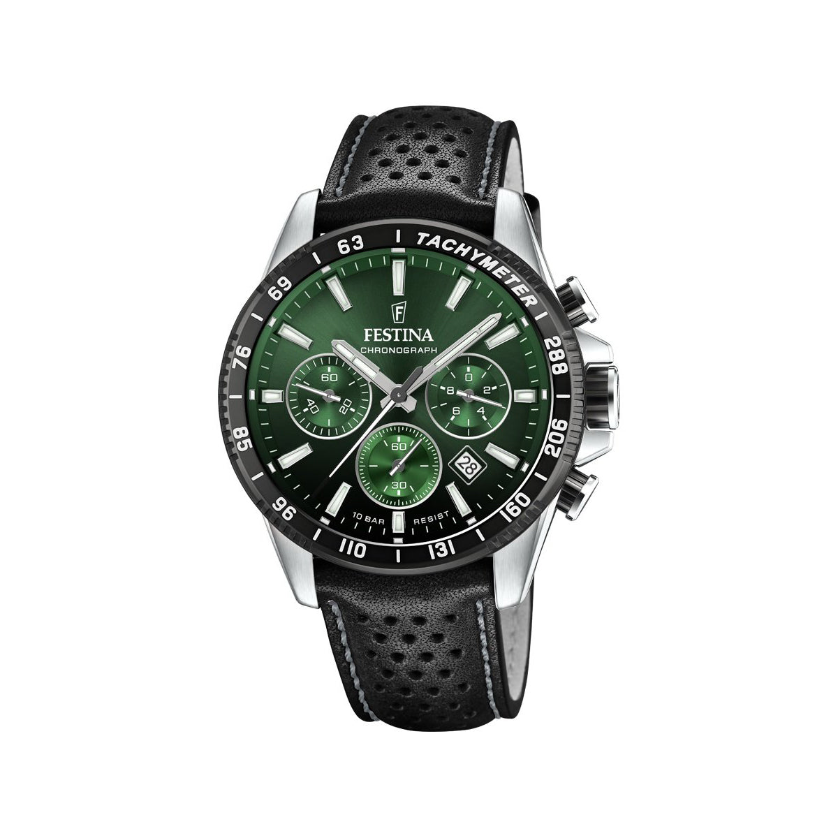 Zegarek na czarnym pasku - Festina Timeless Chronograph - Verona