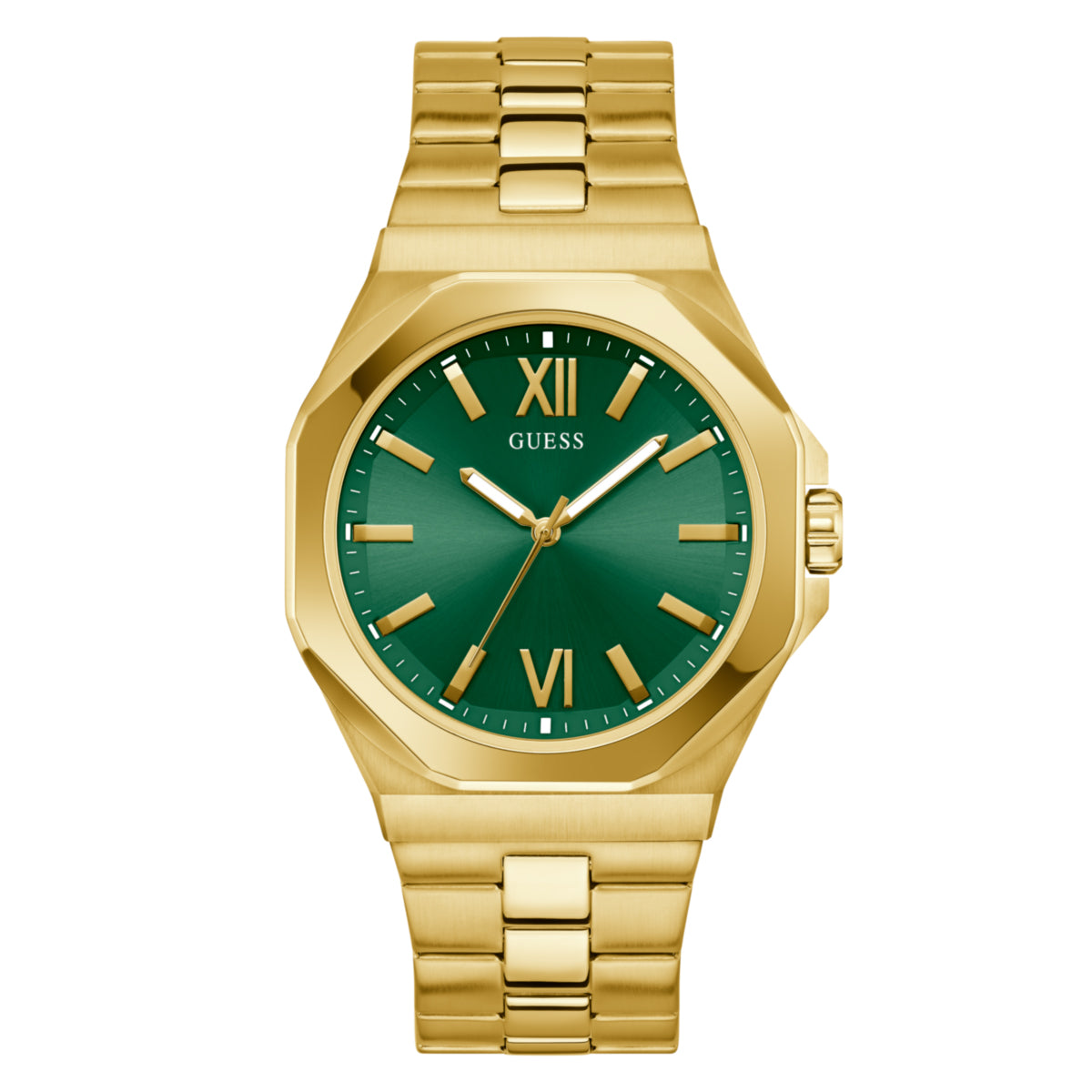 Zegarek na złotej bransolecie - Guess Emperor