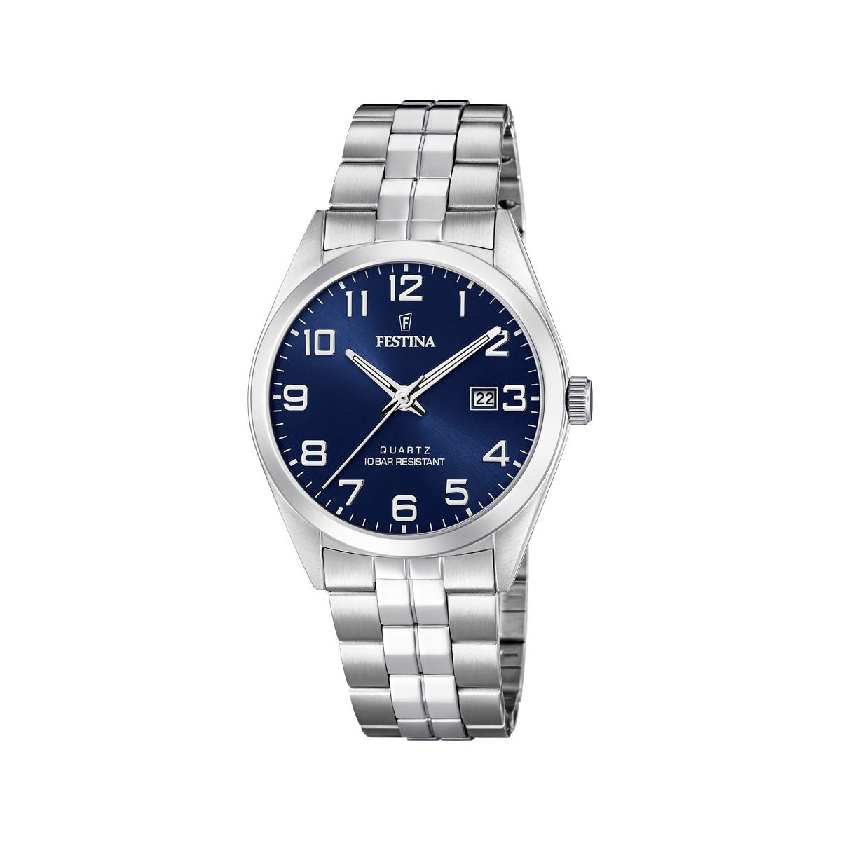 Zegarek na srebrnej bransolecie - Festina Classic Bracelat - Verona