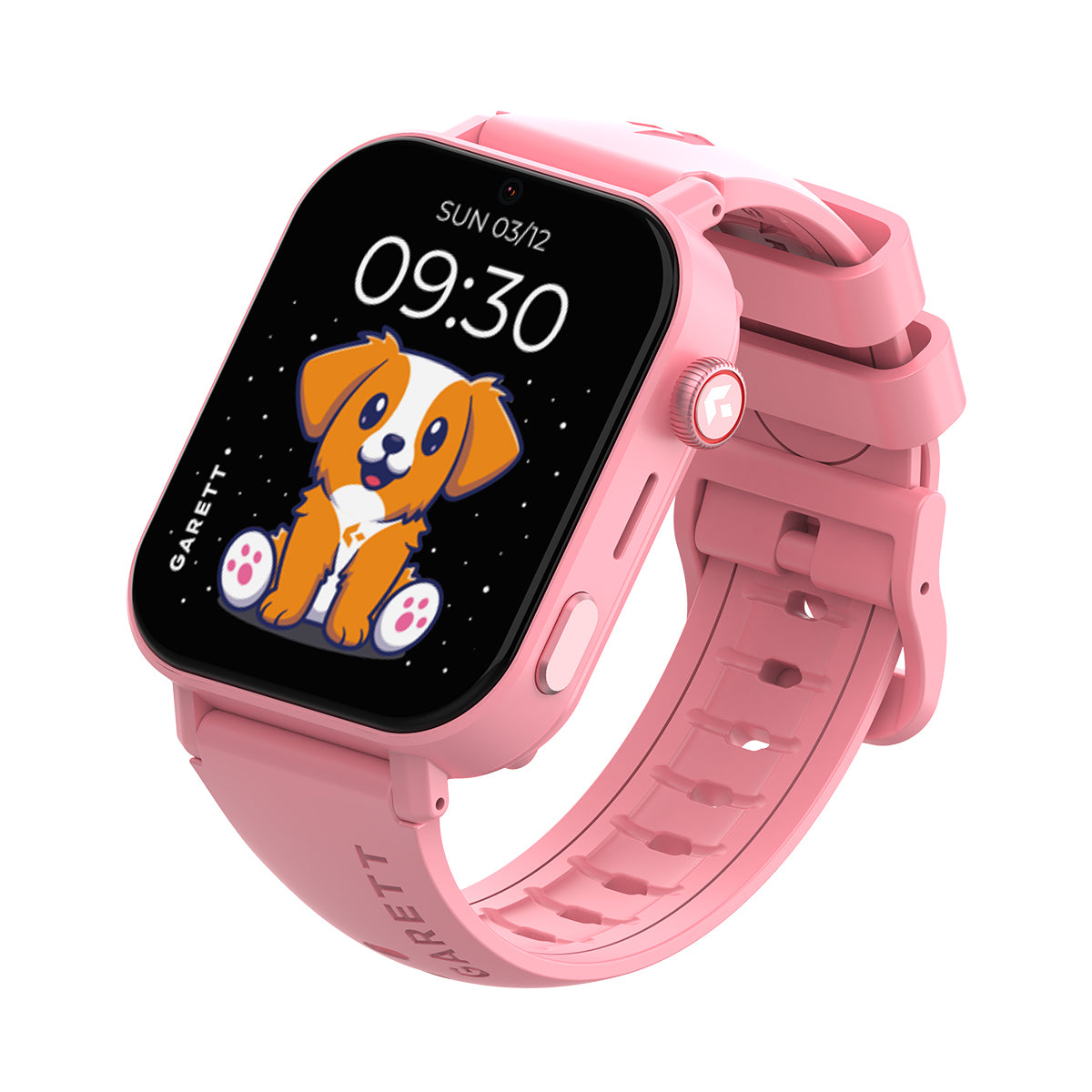Smartwatch na różowym pasku - Garett Kids Rel 4G - Verona