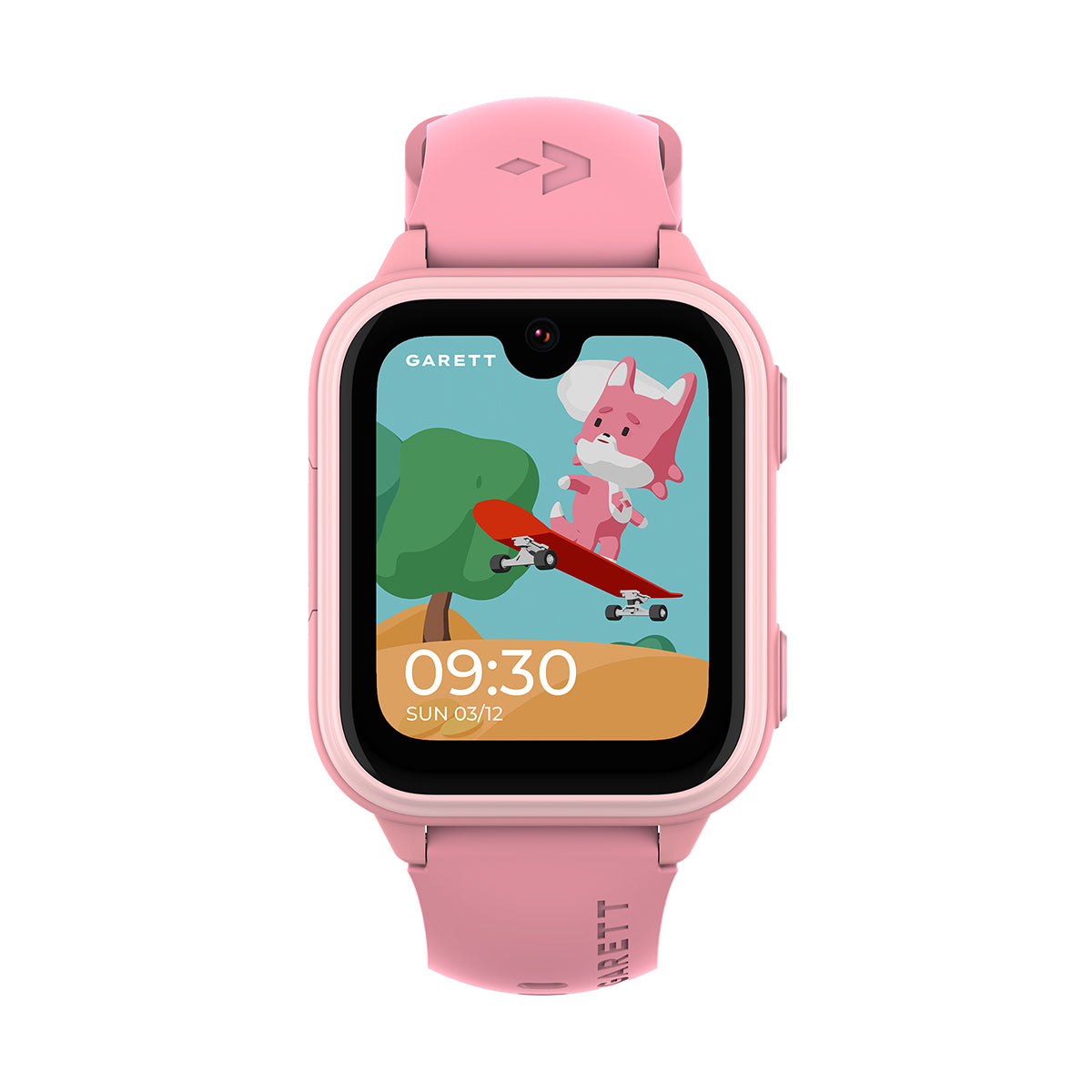 Smartwatch na różowym pasku - Garett Kids Vibe 4G - Verona