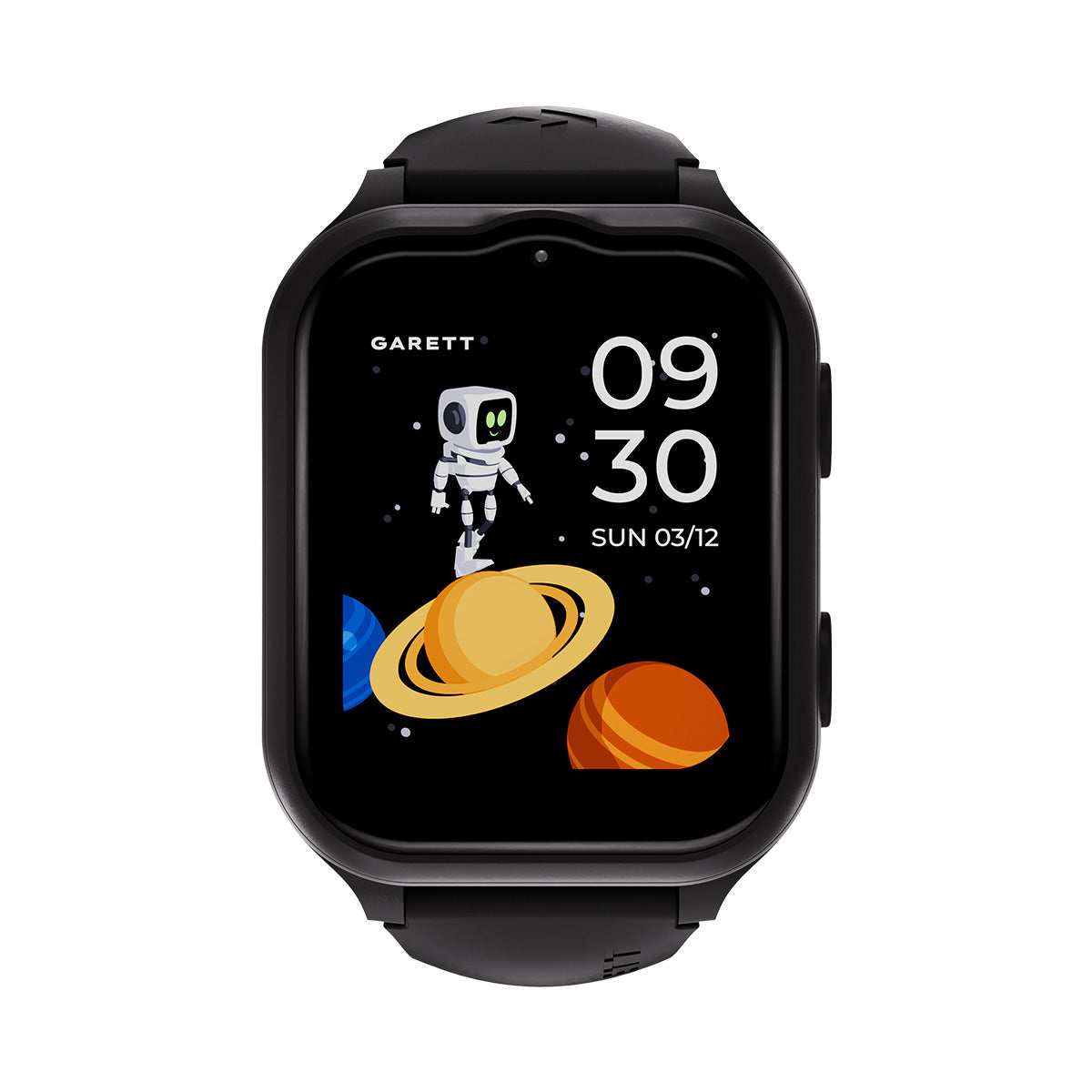 Smartwatch na czarnym pasku - Garett Kids eSIM 4G