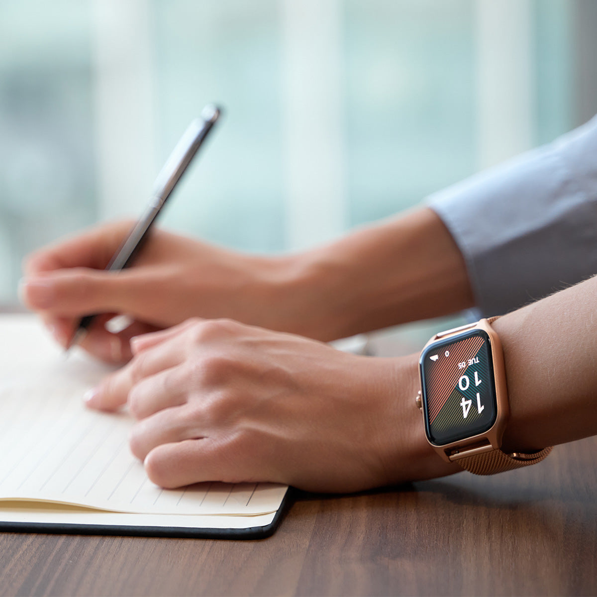 Smartwatch na różowym pasku - Garett GRC Activity 2 - Verona