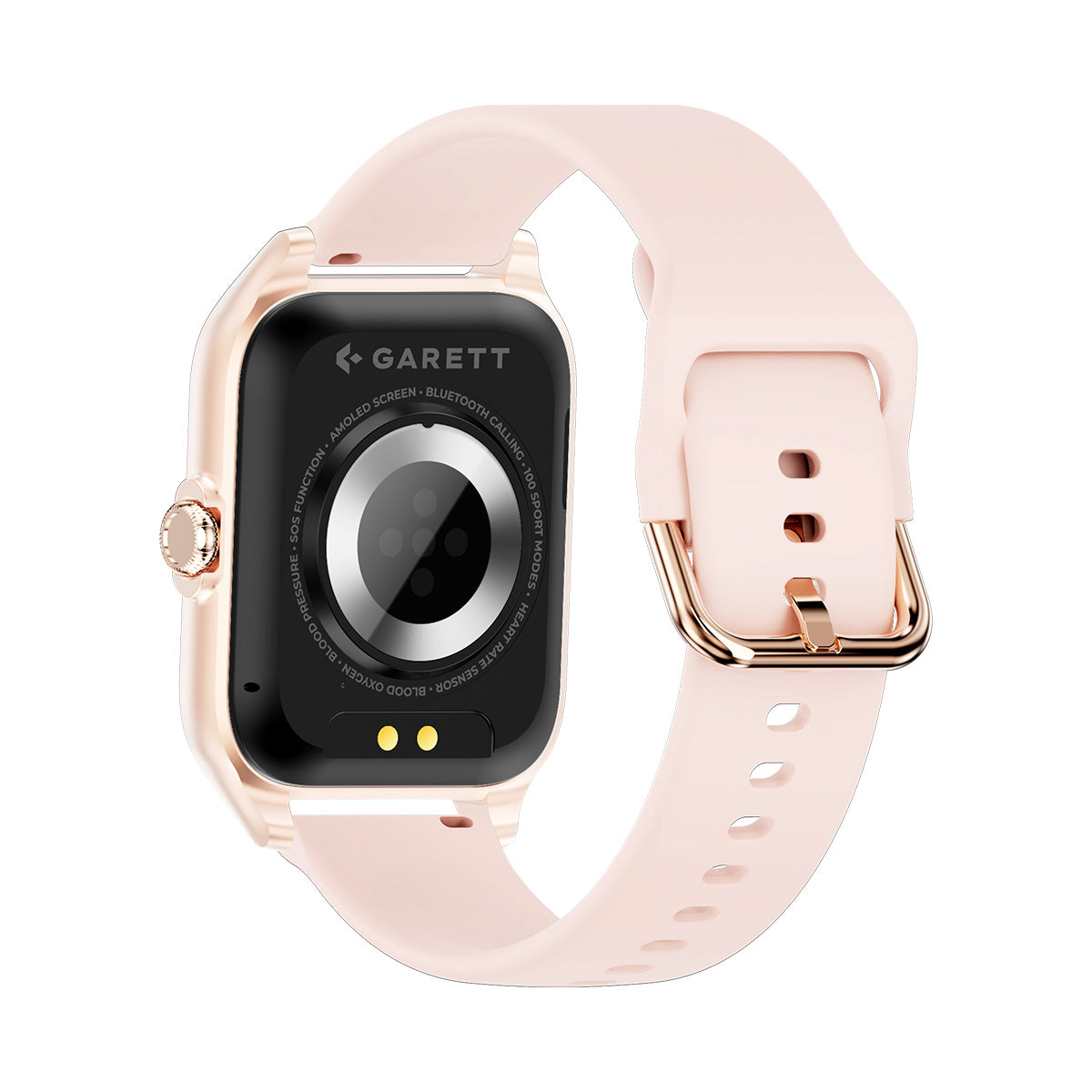 Smartwatch na różowym pasku - Garett GRC Activity 2 - Verona